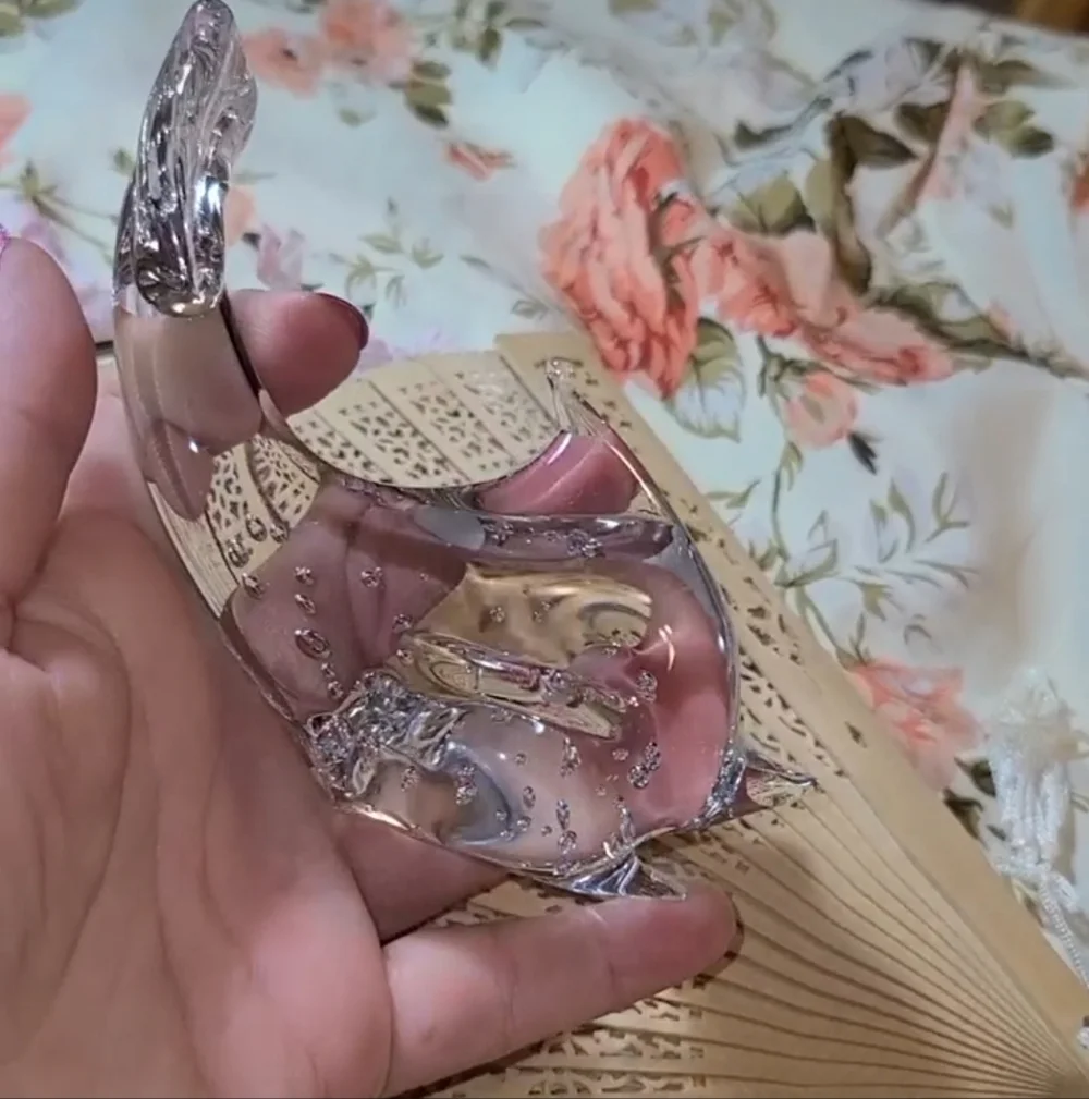Elegant Glass Fish Figurine Dolphin Collectible